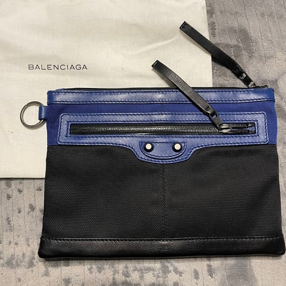 100% Authentic BALENCIAGA Classic City Clip Pouch / Pouchette / Clutch – SMALL - Picture 1 of 5